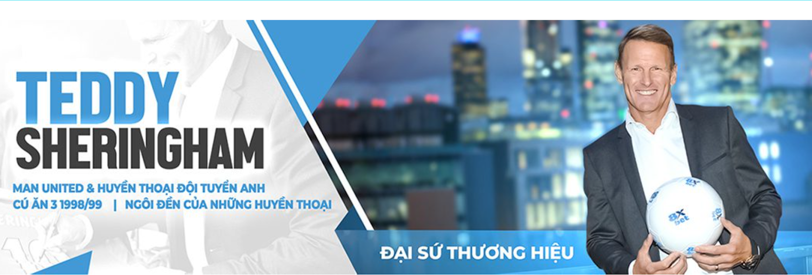 Teddy Sheringham là đại sứ thương hiệu của 8xBet